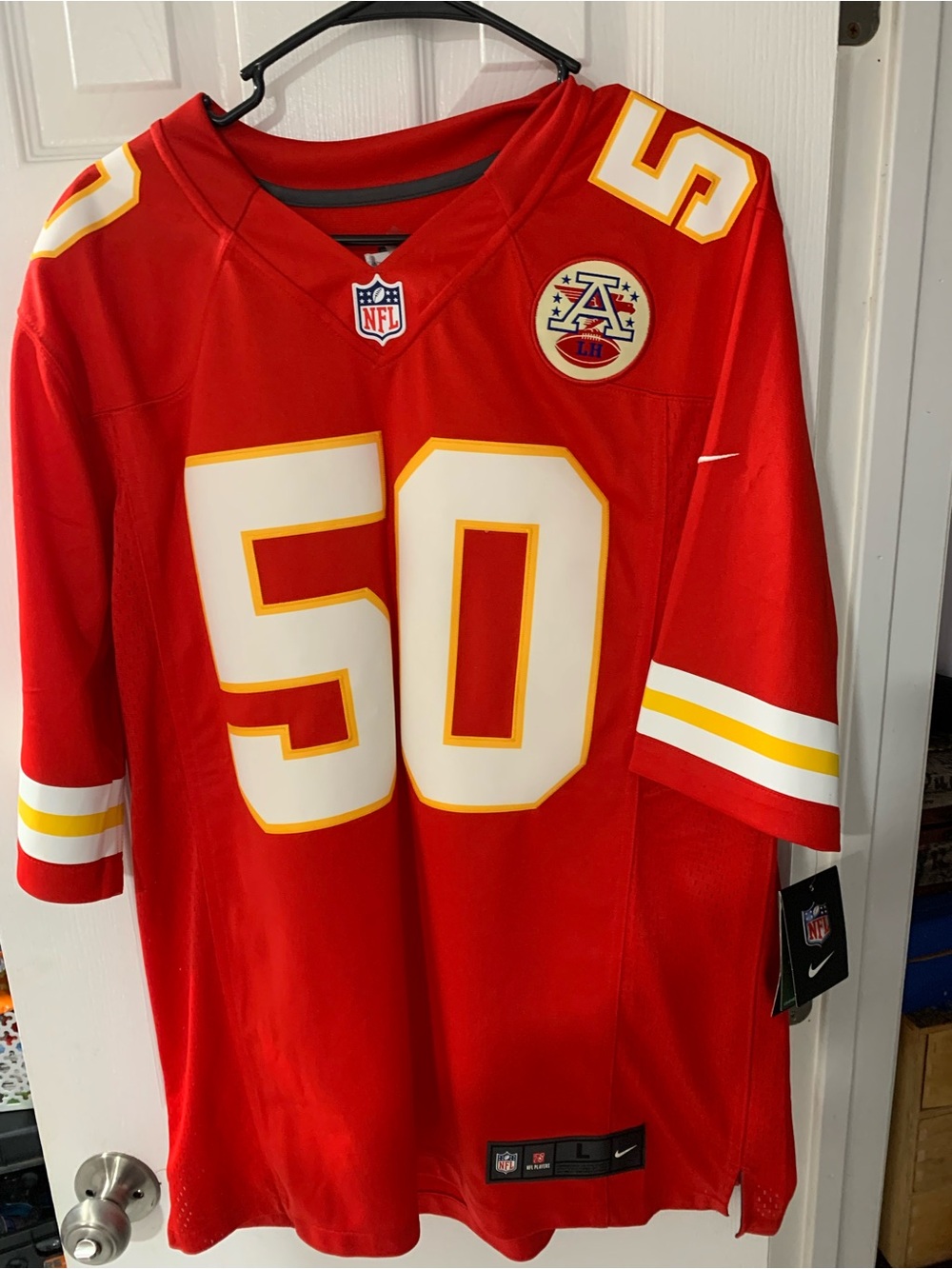 Nike Men Kansas City Chiefs Red Jersey - #50
